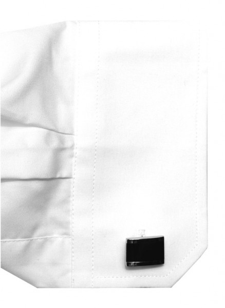 HUBER Festliches Gala Hemd weiß mit verdeckter Knopfleiste HU-0081 Regular Fit