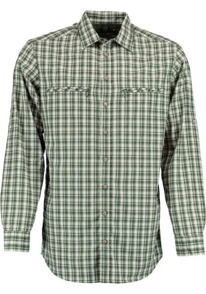 Tom Collins atmungsaktives Outdoorhemd Funktions- Wanderhemd grün Regular Fit TH-0403